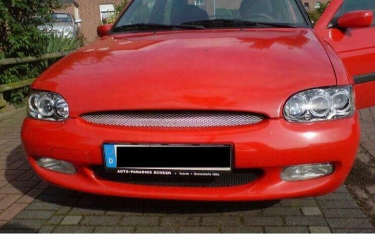 LED Angel Eyes Scheinwerfer für Ford Escort MK7 95-00 chrom