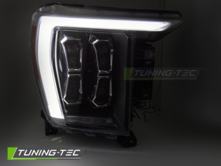 VOLL LED Upgrade Tagfahrlicht Scheinwerfer Set für Ford F150 MK14 20-23 schwarz