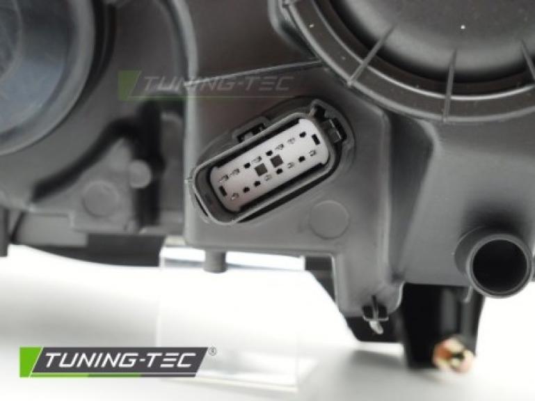 LED Upgrade Design Tagfahrlicht Scheinwerfer Set für Ford Mondeo MK5 14-18 schwarz mit dyn. Blinker