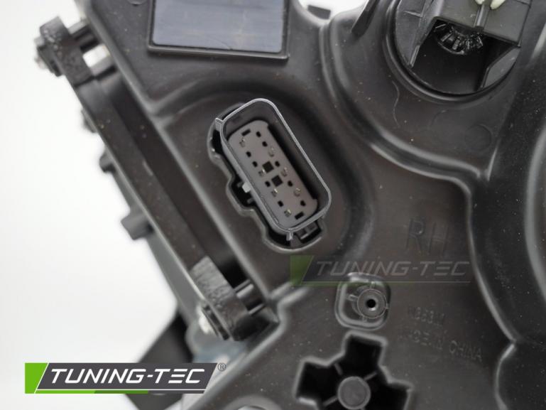 VOLL LED Upgrade Design Tagfahrlicht Scheinwerfer Set für Ford Mustang 14-17 schwarz