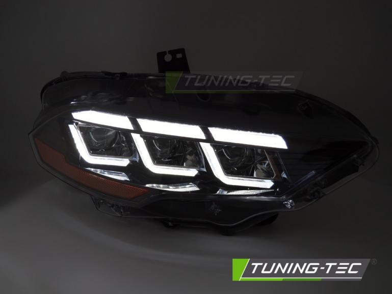 Preview: VOLL LED Upgrade Design Tagfahrlicht Scheinwerfer Set für Ford Mustang 18-22 schwarz mit dyn. Blinker & Willkommensfunktion