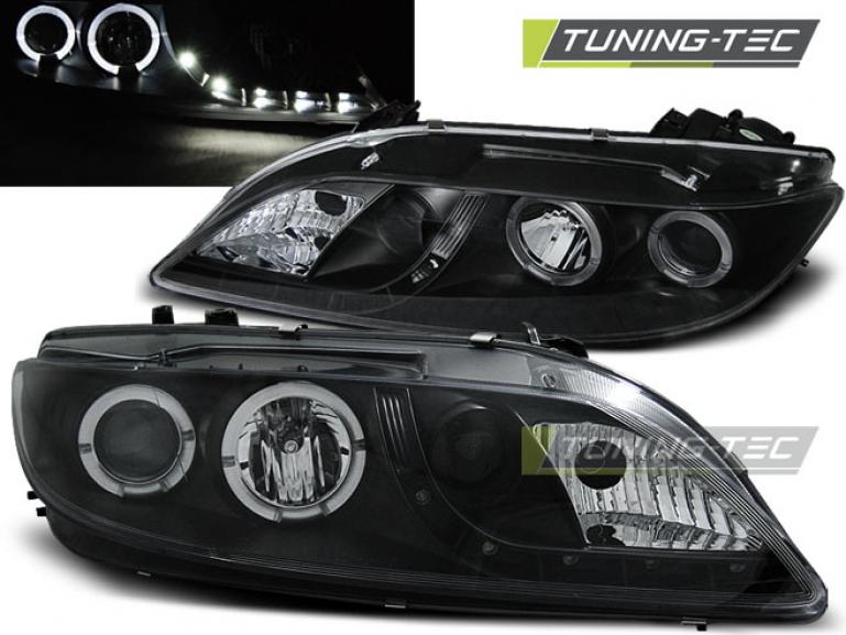 LED Tagfahrlicht Design Scheinwerfer für Mazda 6 02-07 schwarz