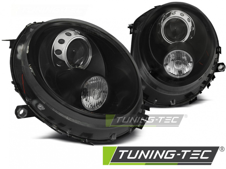 Upgrade Design Klarglas Scheinwerfer für Mini Cooper 06-14 schwarz