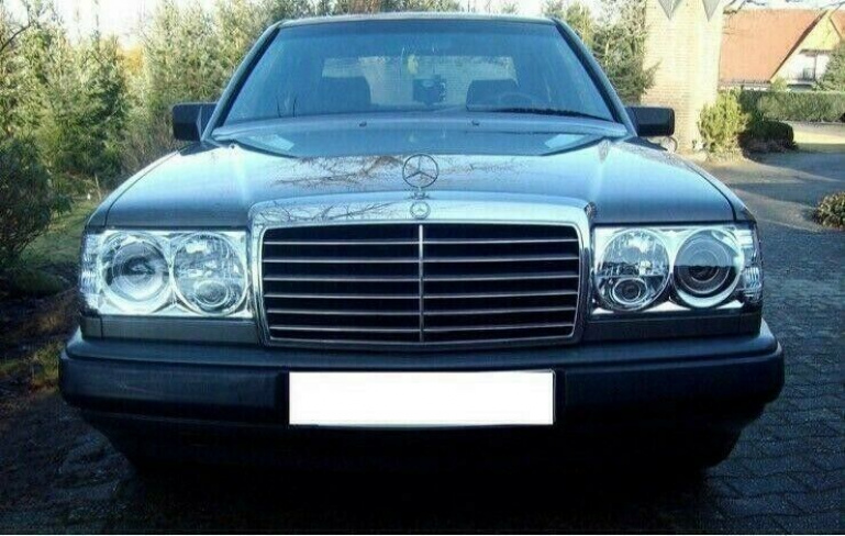 Upgrade Klarglas Scheinwerfer für Mercedes Benz E-Klasse W124 85-93 chrom