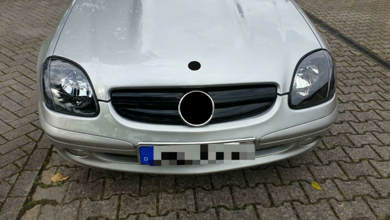 Preview: Upgrade Klarglas Scheinwerfer für Mercedes Benz SLK R170 schwarz