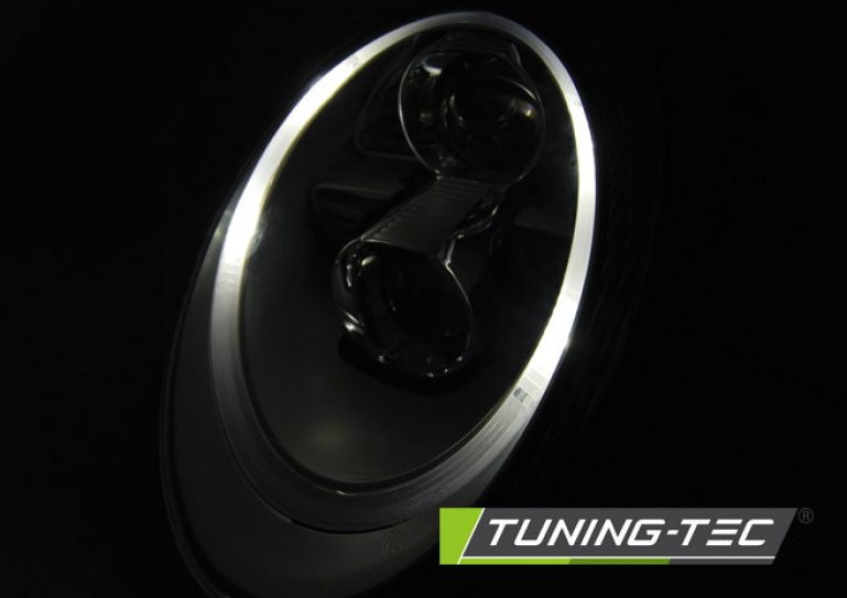 Xenon LED Tagfahrlicht Design Scheinwerfer für Porsche 911 997 04-09 schwarz