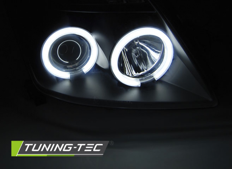 CCFL Angel Eyes Scheinwerfer für Suzuki Swift 05-10 schwarz