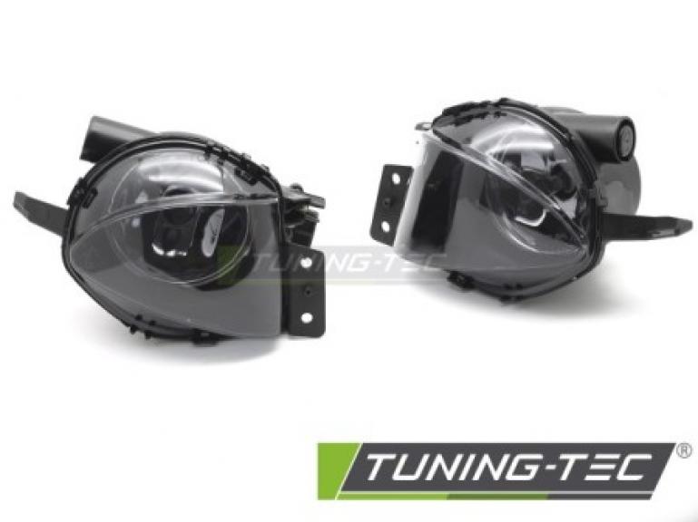 Upgrade Design Nebelscheinwerfer Set passend für BMW 3er E90/E91 05-08 Limo / Touring schwarz / klar