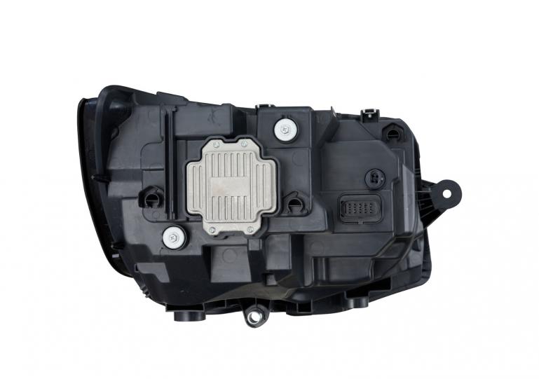 VOLL-LED Scheinwerfer passend für VW T6 15-19 schwarz mit statischen LED Blinker