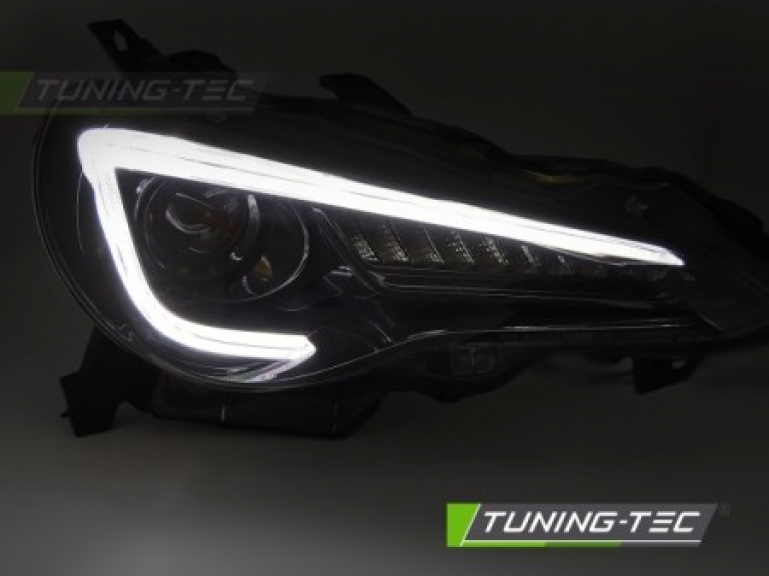 Upgrade Design LED Tagfahrlicht Scheinwerfer Set für Toyota GT86 12-21 schwarz mit dyn. Blinker