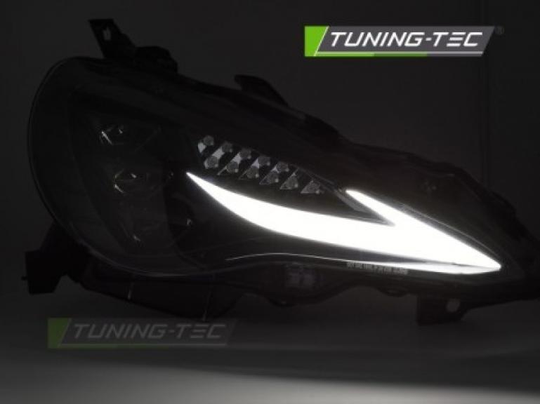 Preview: VOLL LED Tagfahrlicht Scheinwerfer Set für Toyota GT86 12-21 schwarz mit dyn. Blinker und Willkommensfunktion