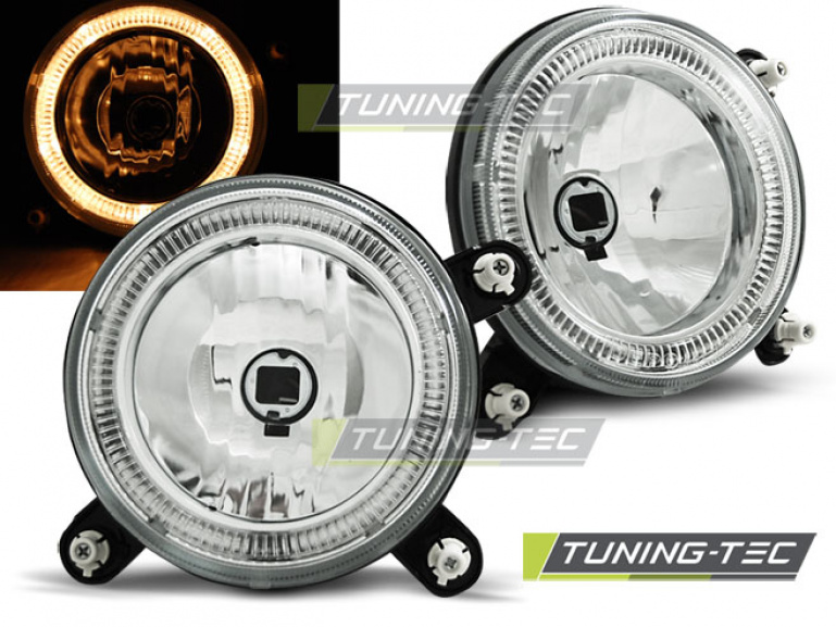 Zusatz Angel Eyes Nebelscheinwerfer für VW Golf 1 / 2 chrom