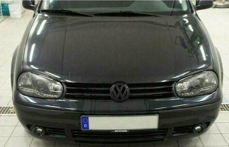 LED Tagfahrlicht Design Scheinwerfer für VW Golf 4 97-03 schwarz