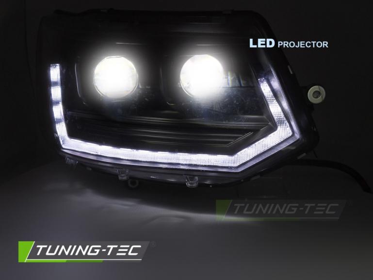 Preview: VOLL LED Tagfahrlicht Scheinwerfer für VW T5 GP (Facelift) 10-15