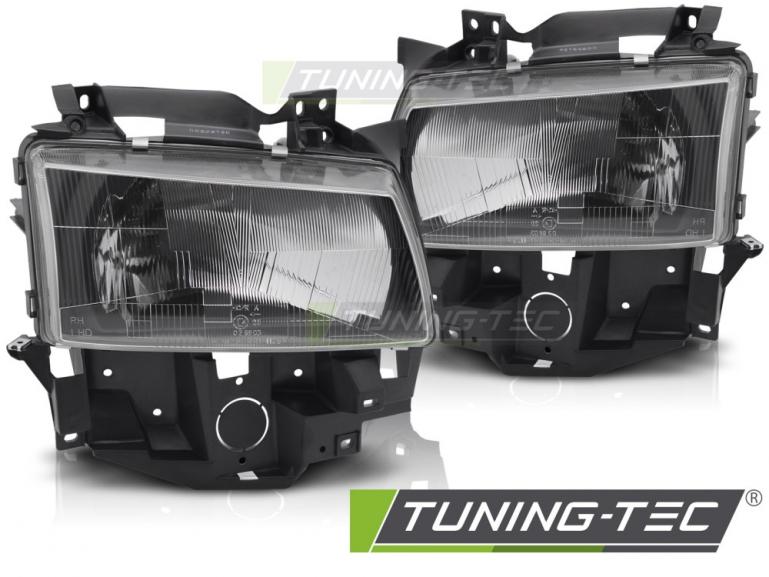 Upgrade Design Scheinwerfer für VW T4 Bus 96-03 Caravelle / Multivan Schwarz