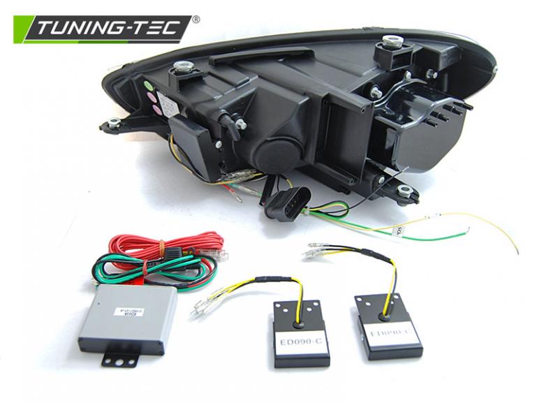 LED Tagfahrlicht Scheinwerfer für VW Scirocco III 08-14 chrom dynamisch