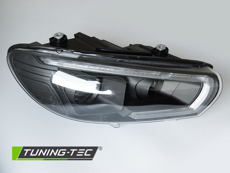 Xenon LED Tagfahrlicht  Scheinwerfer für VW Scirocco III 08-14 schwarz dynamisch