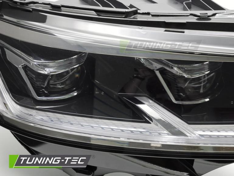 Upgrade Voll LED Tagfahrlicht Scheinwerfer Set für VW T6.1 20-24 schwarz mit dynamischen LED Blinker