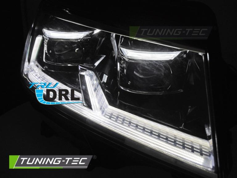 Upgrade Voll LED Tagfahrlicht Scheinwerfer Set für VW T6.1 20-24 schwarz mit dynamischen LED Blinker