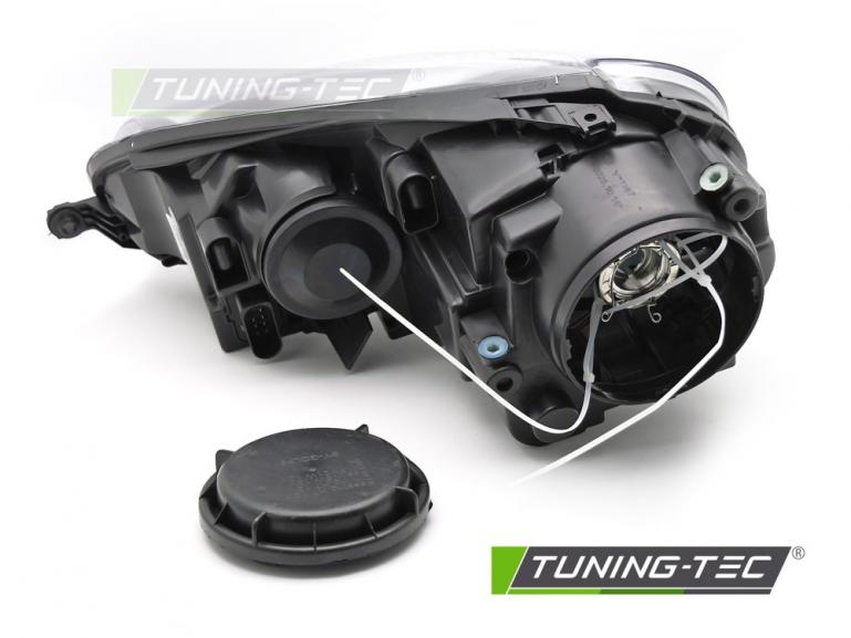 Preview: Upgrade Black/Chrom-Design Scheinwerfer Set für VW Golf 5 03-09 schwarz/chrom