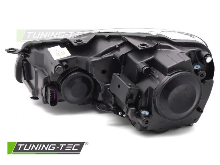 LED Tagfahrlicht Scheinwerfer Set für VW Golf 6 08-12 schwarz mit dyn. Blinker