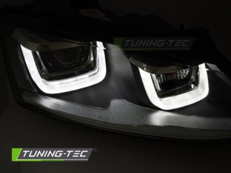 Preview: LED Upgrade Design Tagfahrlicht Scheinwerfer Set für VW Jetta 6 (VI) 11-18 schwarz