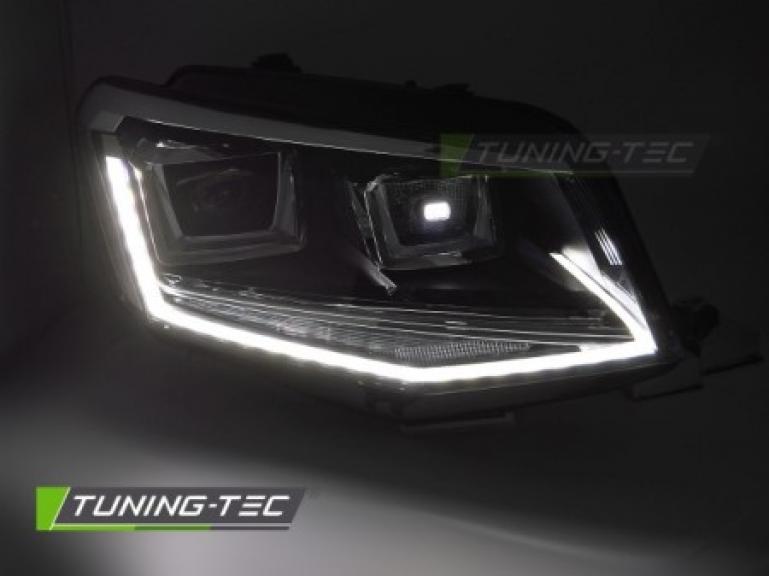 Preview: VOLL LED Upgrade Design Scheinwerfer Set passend für VW Caddy 15-20 schwarz mit dyn. Blinker