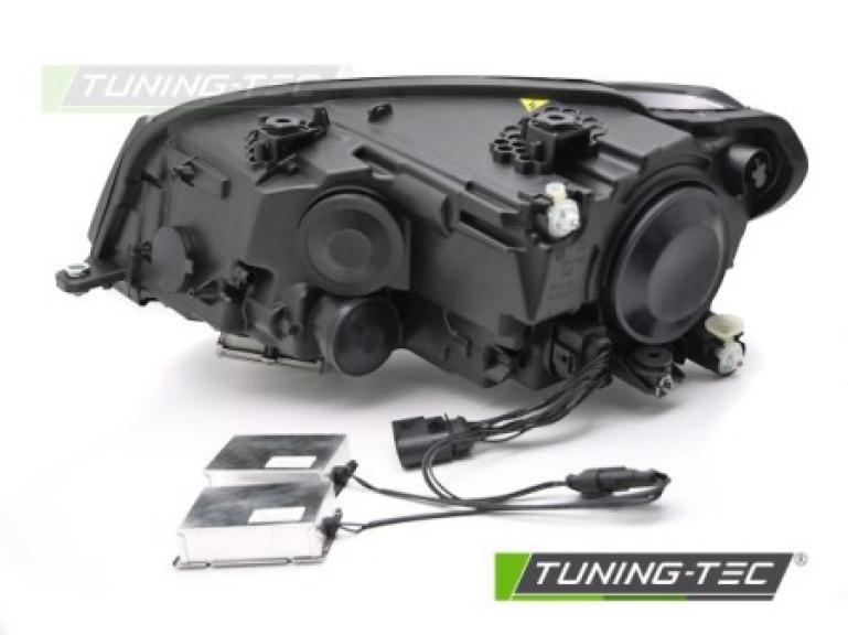 Preview: VOLL LED Upgrade Design Scheinwerfer Set passend für VW Caddy 15-20 schwarz mit dyn. Blinker