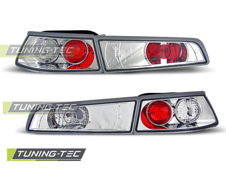 Klarglas Rückleuchten für Alfa Romeo 145 (Hatchback/Kombi) Modelle 94-00 chrom