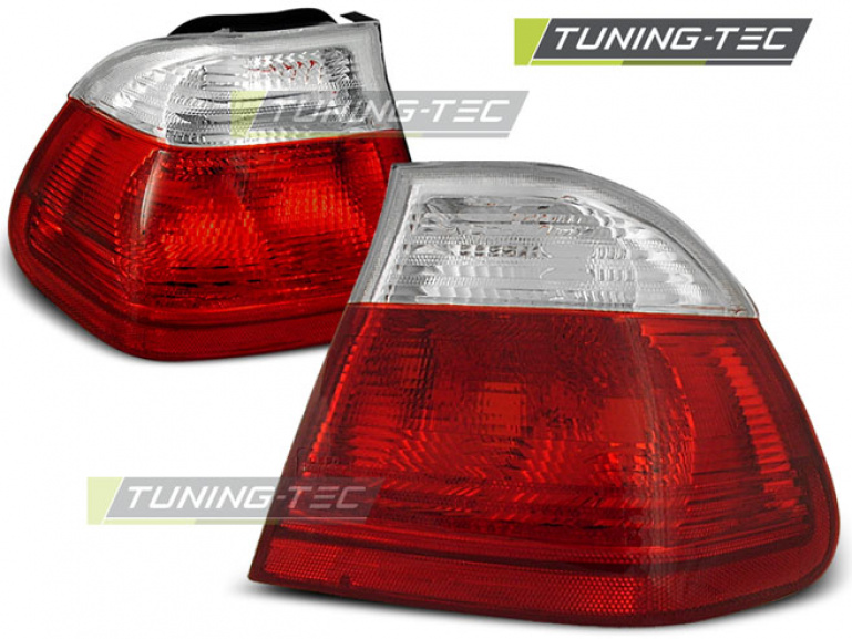 Upgrade Design Rückleuchten für BMW 3er E46 Limousine 98-01 rot/weiß