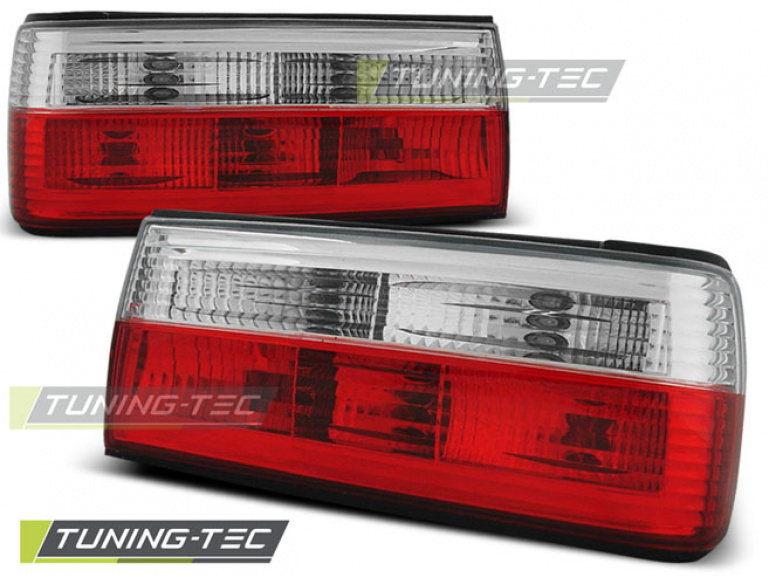 Upgrade Design Rückleuchten für BMW 3er E30 Limousine/Cabrio/Touring 87-94 rot/weiß