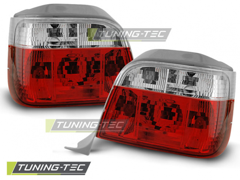 Upgrade Design Rückleuchten für BMW 3er E36 Touring 94-99 rot/weiß