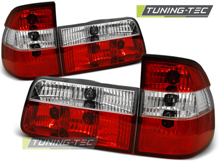 Upgrade Design Rückleuchten für BMW 5er E39 Touring 95-00 rot/klar