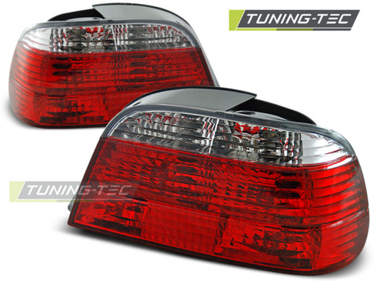 Upgrade Design Rückleuchten für BMW 7er E38 94-01 rot/weiß