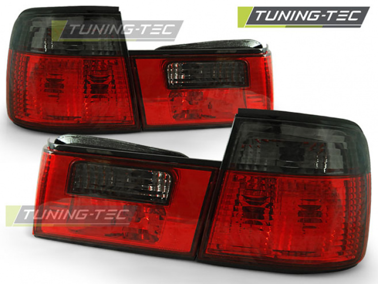 Upgrade Design Rückleuchten für BMW 5er E34 88-95 rot/rauch
