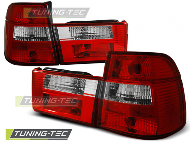 Upgrade Design Rückleuchten für BMW 5er E34 Touring 91-96 rot/klar