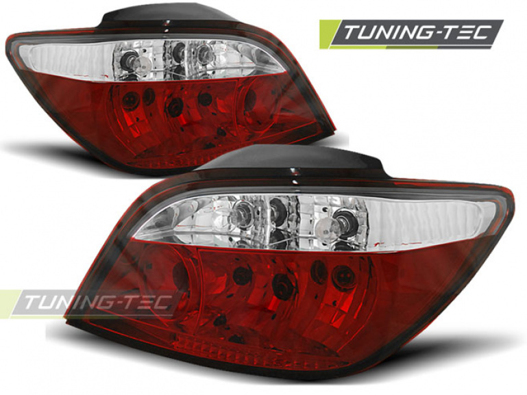 Upgrade Design Rückleuchten für Peugeot 307 01-07 rot/klar