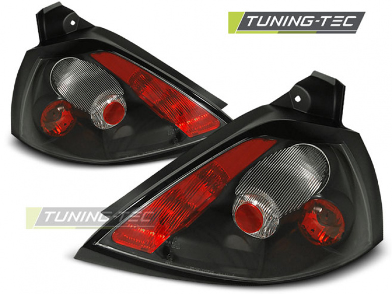Upgrade Design Rückleuchten für Renault Megane 2 02-05 schwarz