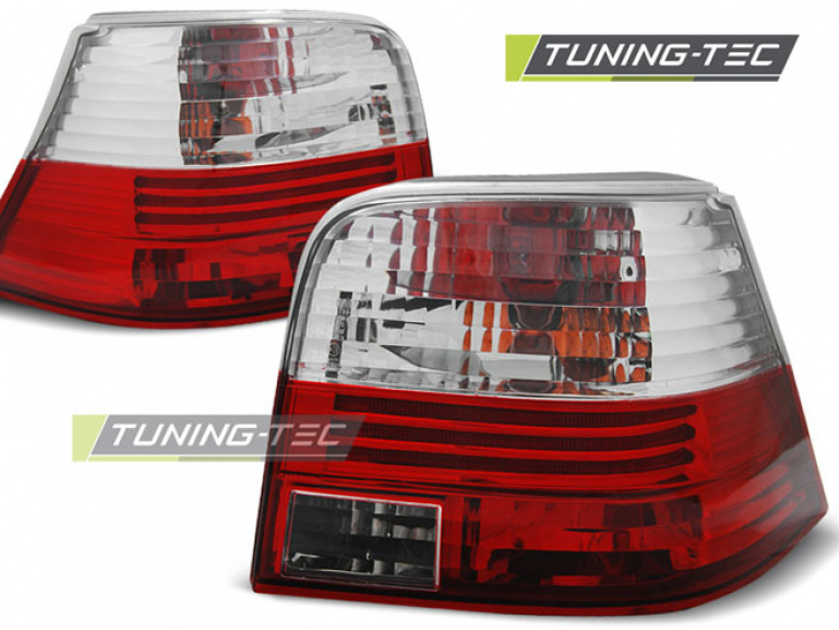 Upgrade Design Rückleuchten für VW Golf 4 (IV) 97-03 rot/klar