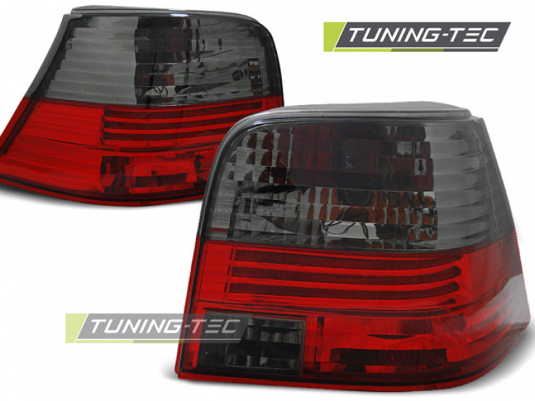 Upgrade Design Rückleuchten für VW Golf 4 (IV) 97-03 rot/rauch