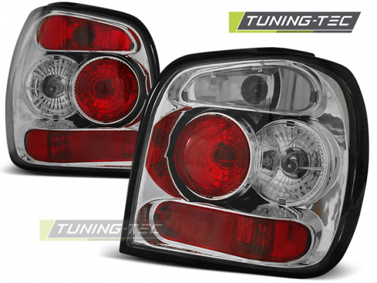 Upgrade Design Rückleuchten für VW Polo 6N2 99-01 chrom
