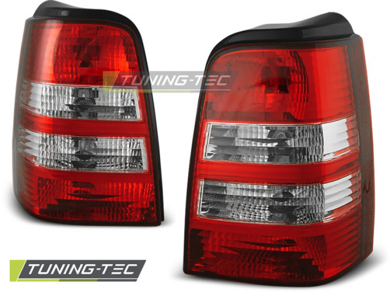 Upgrade Design Rückleuchten für VW Golf 3 (III) Variant 91-97 rot/weiß
