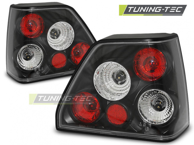 Upgrade Design Rückleuchten für VW Golf 2 (II) 83-91 schwarz/klar