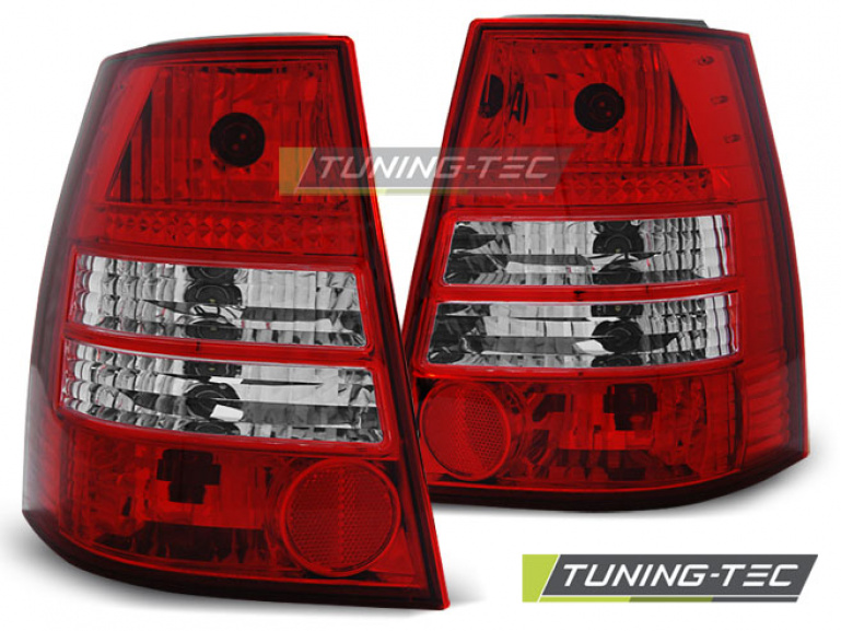 Upgrade Design Rückleuchten für VW Golf 4 (IV) / Bora Variant 99-06 rot/klar