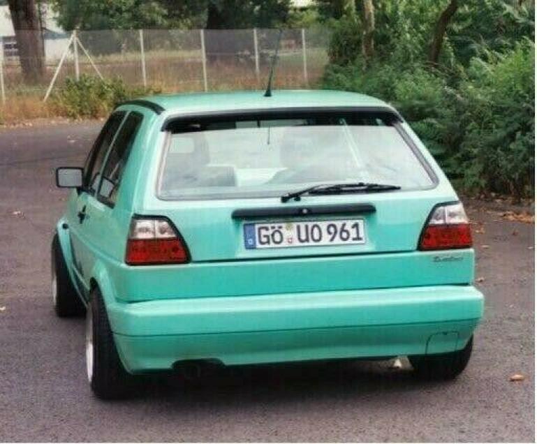 Upgrade Design Rückleuchten für VW Golf 2 (II) 83-91 rot/weiß