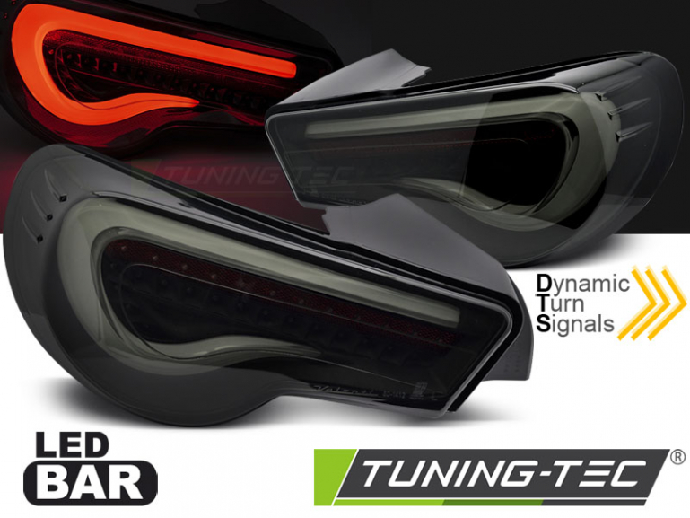 Upgrade LED Lightbar Design Rückleuchten für Toyota GT86 12-21 schwarz/rauch mit dyn. Blinker