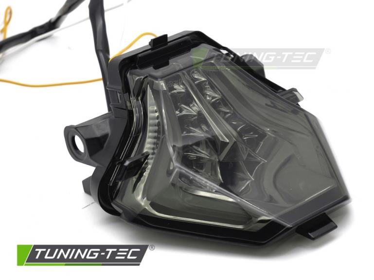 Preview: Voll LED Upgrade Design Rückleuchte passend für YAMAHA YZF-R25 / R3 / MT-07 14-19 schwarz/rauch