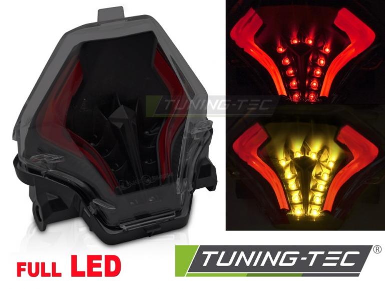 Voll LED Upgrade Design Rückleuchte passend für YAMAHA YZF-R25 / R3 / MT-07 14-19 schwarz/rauch