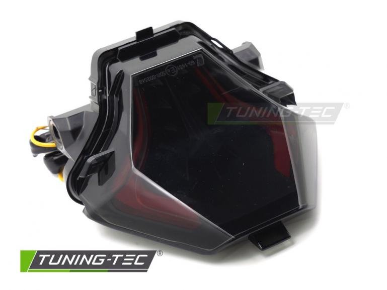 Preview: Voll LED Upgrade Design Rückleuchte passend für YAMAHA YZF-R25 / R3 / MT-07 14-19 schwarz/rauch