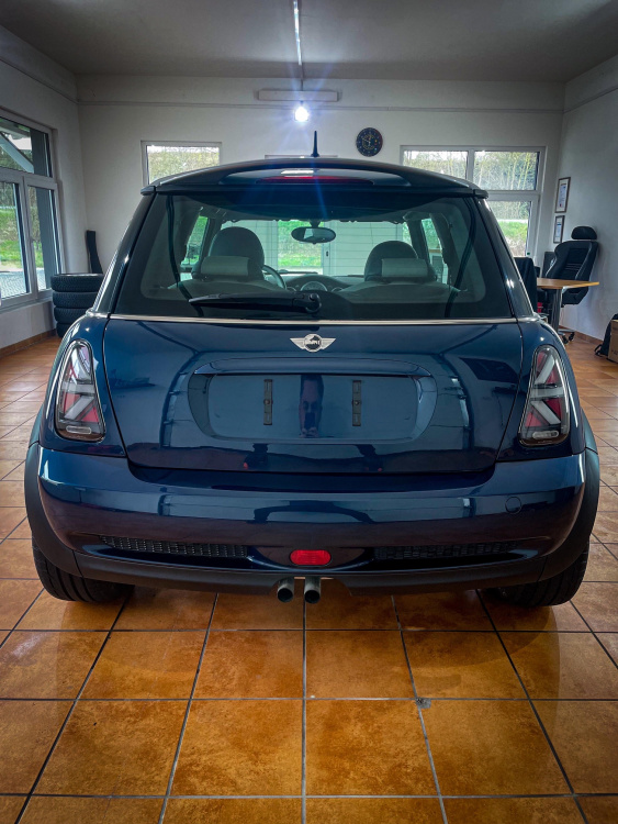 LED Union Jack Design Rückleuchten für Mini Cooper R50/R52/R53 01-06 schwarz/klar